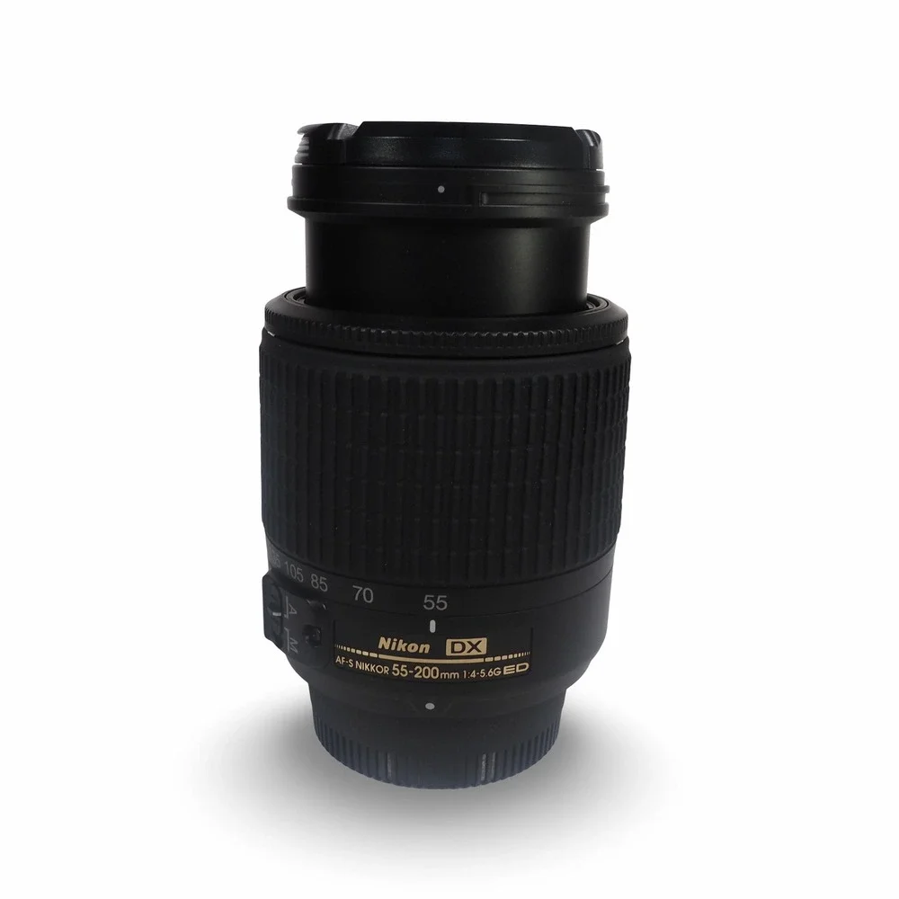 Nikon D40 DSLR Camera Bundle Shutter Count 109 Black‎ 18-55mm 55-200mm Lenses